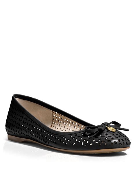 michael kors city ballet flats black|Michael Kors ballet flats sale.